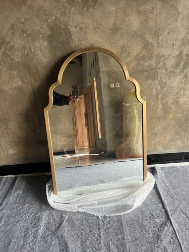 Cermin Kuningan Ornamen Maroko