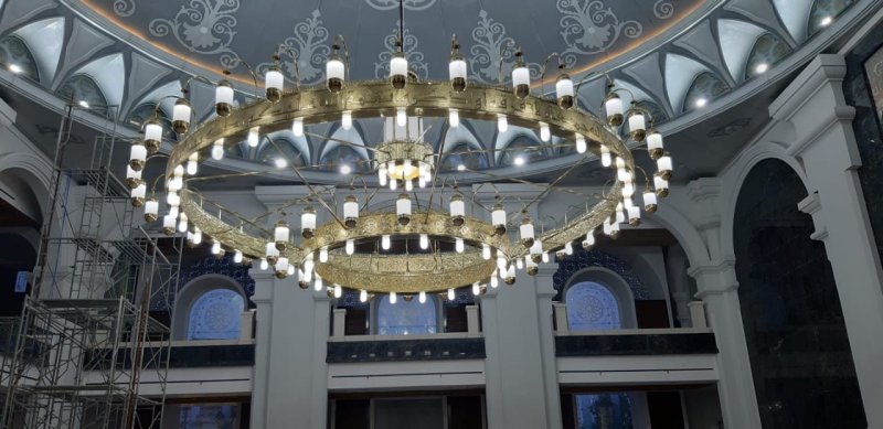 Lampu Gantung Kuningan Maroko Eksotis