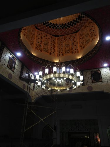 Lampu Gantung Kuningan Ornamen Artistik
