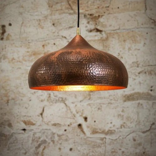 Lampu Gantung Tembaga Minimalis