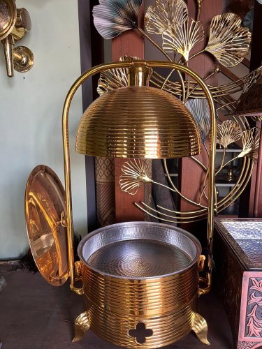 Pemanas Makanan Tembaga Luxury Premium